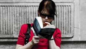 Woman Reading a Book by Paul Bence