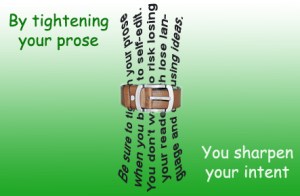 tighten prose