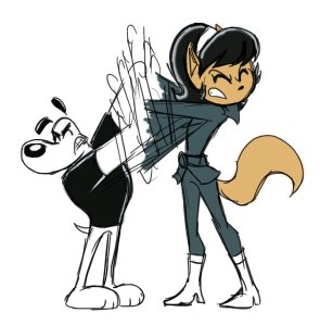 Cat and Dog Fight by ssstawa.deviantart.com