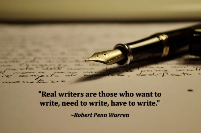 writing quote