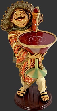 Mexican Waiter Statue