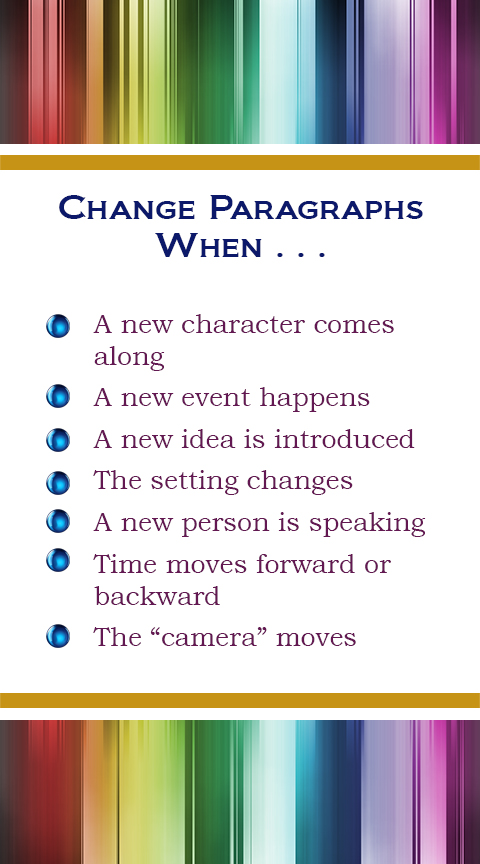 Change Paragraphs Graphic