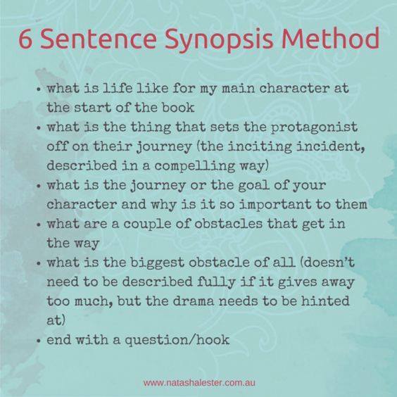 6 Sentence Synopsis
